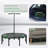 Trampoline d'intérieur pliable de 4 pi avec guidon Soozier
