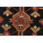 Tapis bleu nouvel âge en laine 8 pi 2 po x 10 pi 1 po Grishilda