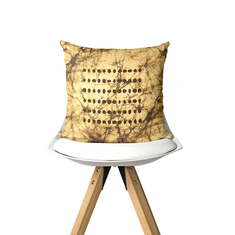 Housse de coussin Rafale Tribal Batik., 18" x 18"