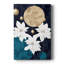 Toile tendue pâle «Winter Evergreen at Midnight» de qualité supérieure-1715065791