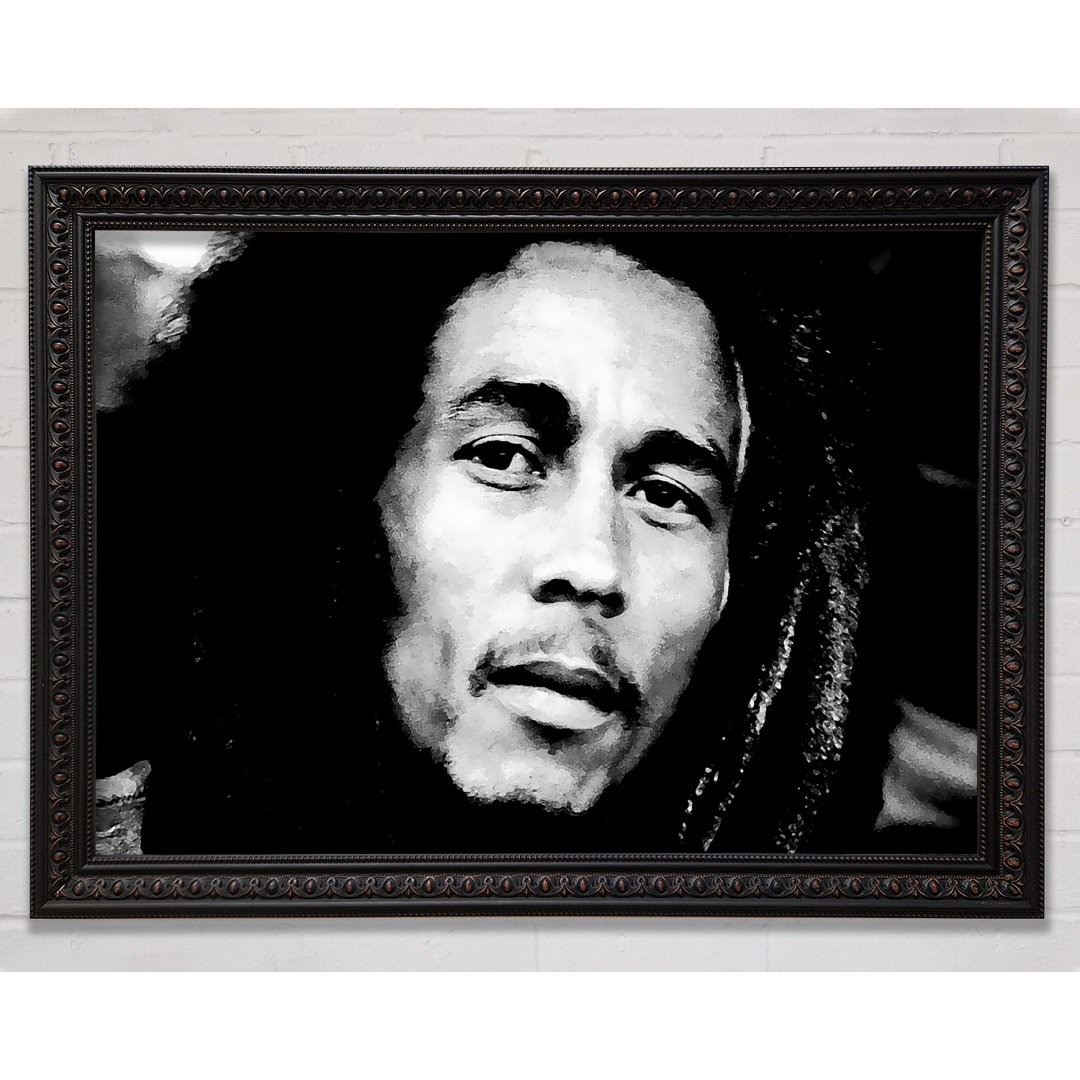 Bob Marley Iron Lion - Einzelner Bilderrahmen Kunstdrucke