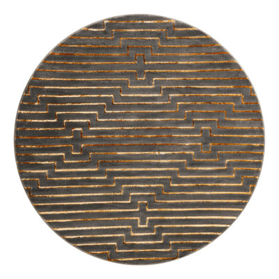 Latitude Run® Mirage Nikica Rug Gray and Gold