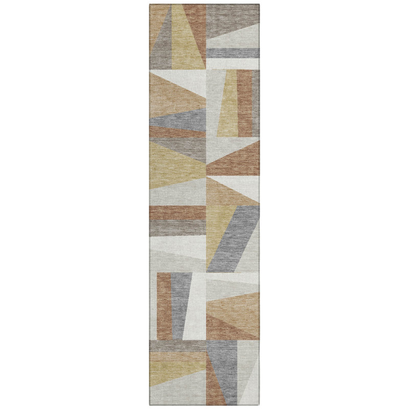 Machine Washable Indoor/Outdoor Chantille ACN2327 Geometric Rug, Runner 2'3" x 7'6"
