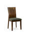Chaise de salle à manger à dossier solide en bois massif Gautious Mansfield (ensemble de 2)