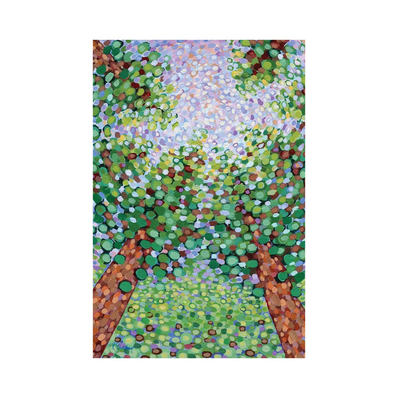 Under The Tall Pines by Kristen Pobatschnig - Wrapped Canvas Print, 20.32 cm H x 30.48 cm W