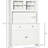 63.5" Kitchen Pantry With . Antique White Storage. 4 Shelves, Drawers, Glass Doors. Holds Dishes, Pots, Cookbooks. Open For Microwave. Rustic Theme. Feature. Assembly Required Storage Cabinet Pantry.