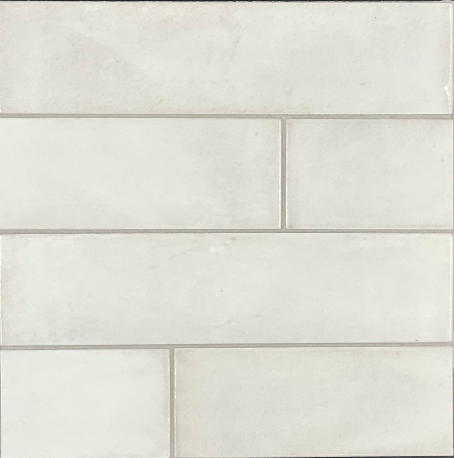 San Miyos 3" x 10" Porcelain Subway Tile, White