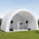Tente de scène gonflable 20 x 15 x 13 pi avec ventilateur intégré, cabine de couverture de dôme d'abri de marque pour les événements extérieurs, fête de concert