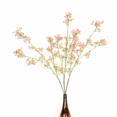 44" Artificial Baby's Breath Floral Arrangement For Vase Filler, Farmhouse Branch Long Stem Floral Bulk Bouquet For Wedding Party Home Office Table Centerpiece Shelf Decorations