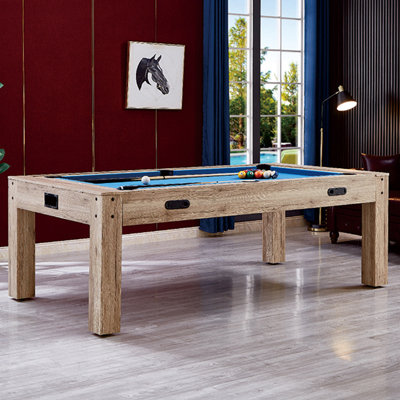 Table de billard multi-fonctionnelle à bascule trois-en-un