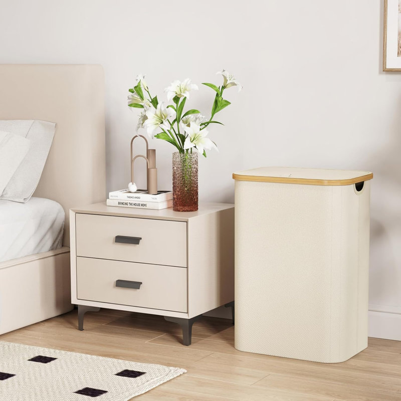 Polyester Laundry Room Organiser, Cream White