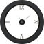 Tamberly Manufactured Wood Wall Clock