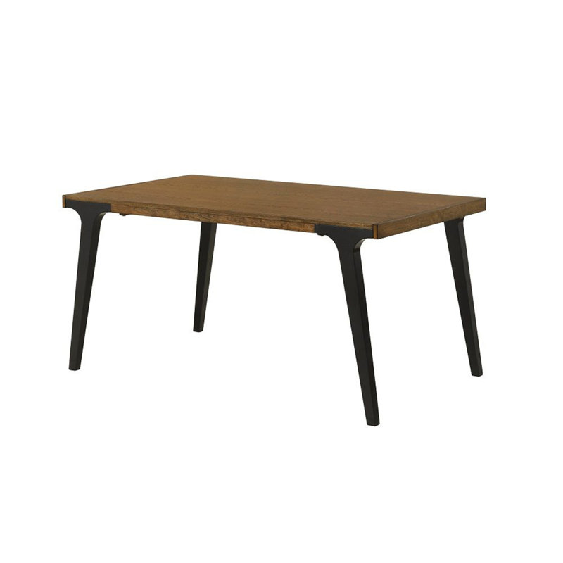 Table de salle à manger extensible Lianes, Brun