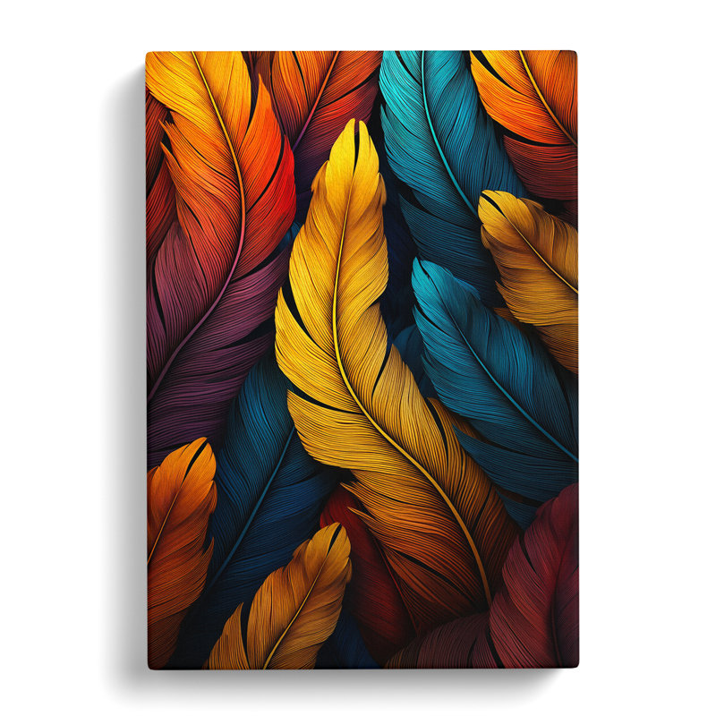 Feather - Wrapped Canvas, 60cm H x 40cm W x 3cm D