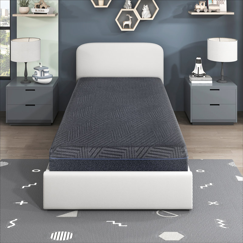 Matelas en mousse viscoélastique infusée de gel vert 11 po avec base de charbon de bois, mousse rafraîchissante infusée de gel Fredericksen
