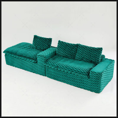 Canapé polyvalent en velours Turtle