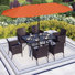 6 - Person Patio Dining Set with Rectangular Table