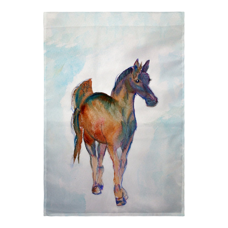 Colt Double Sided Polyester Animal Garden Flag, 18" H x 12.5" W