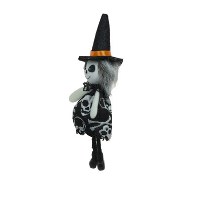 Squelette noir suspendu (paquet de 8)
