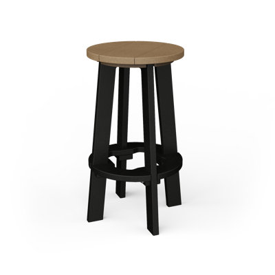 Tabouret de bar de patio 28" en poly-plastique