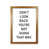 Honey Oak Frame