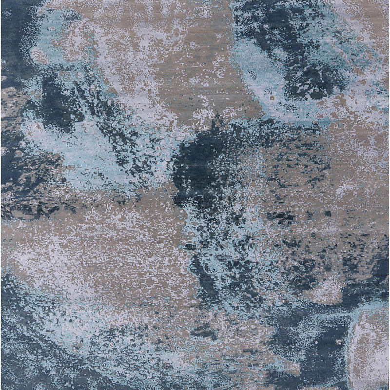 Brethren Abstract Indoor Rug, Square 6'