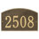 Legacy 1-Line Wall Address Plaque