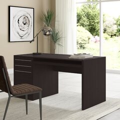 Drayebrooke Espresso Dark Wood Desk - Rooms To Go