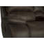 Causeuse inclinable avec accoudoirs coussinés de 78,7 po Sachika