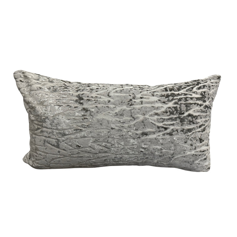 EARTH TONES Coral Lumbar, Gray, 13"H x 19"W