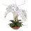 Real Touch Phalaenopsis Silk Orchid Floral Arrangement with Curly Willow