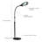 Pro 44 in. Industrial 1.75X Magnifying LED Floor Lamp with Adjustable Gooseneck Head-514016735