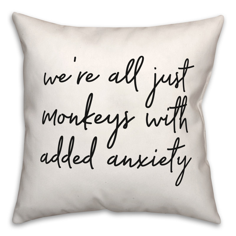 Coussin noir et blanc