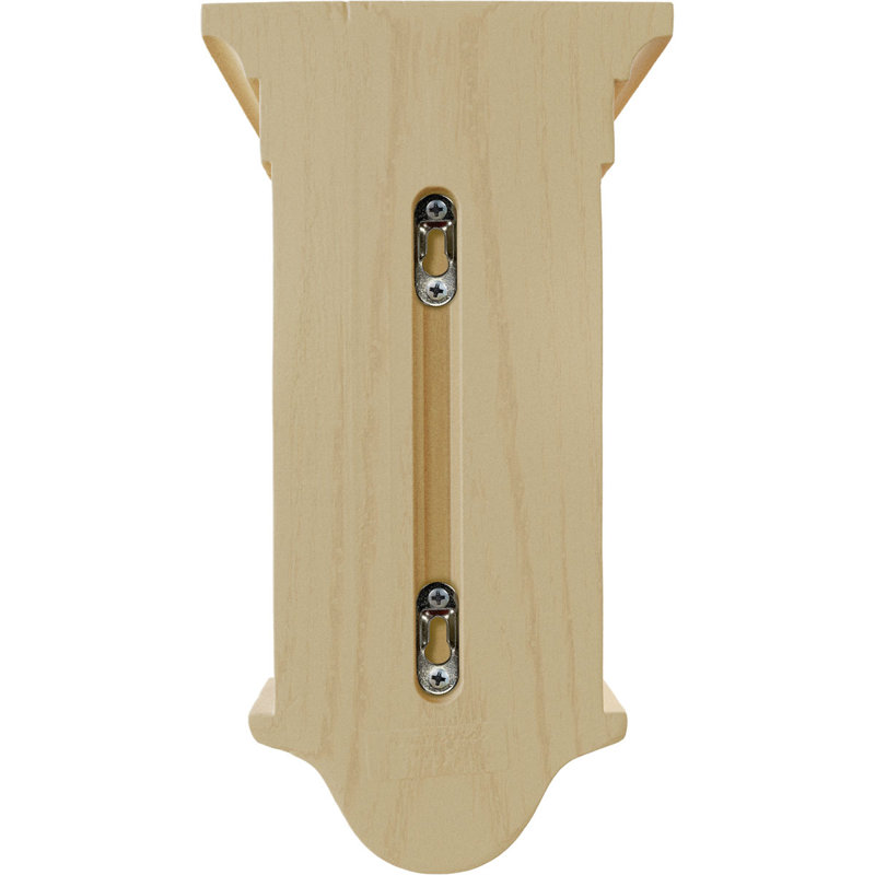 Corbeau à cannelures surélevées, Érable, H 12 po x l 6,5 po x P 6,5 po