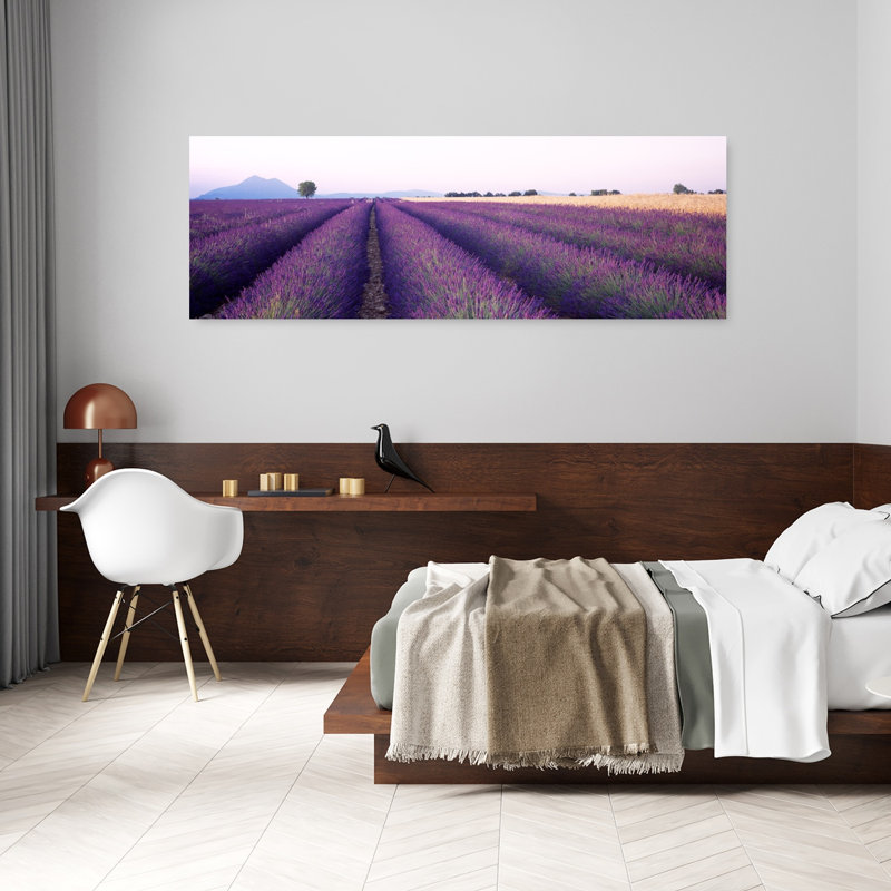 Lavender Field Plateau De Valensole France by Craig D. Wood - Wrapped Canvas Panoramic Print, 50.8 cm H x 152.4 cm W