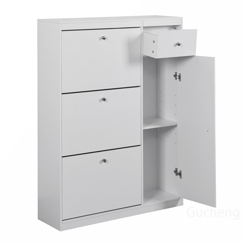 Versatile Freestanding Shoe Cabinet for Organized Entryways and Spaces