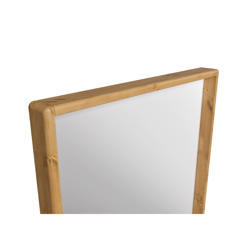Flat Mirror, Natur Brouwn Oil