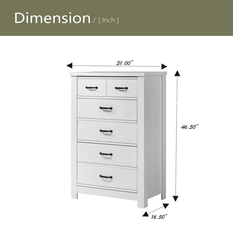 Commode 5 tiroirs 31 "