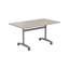 Buariki Rectangle Flip Top Modular Training Table with Casters-49340752-49340751