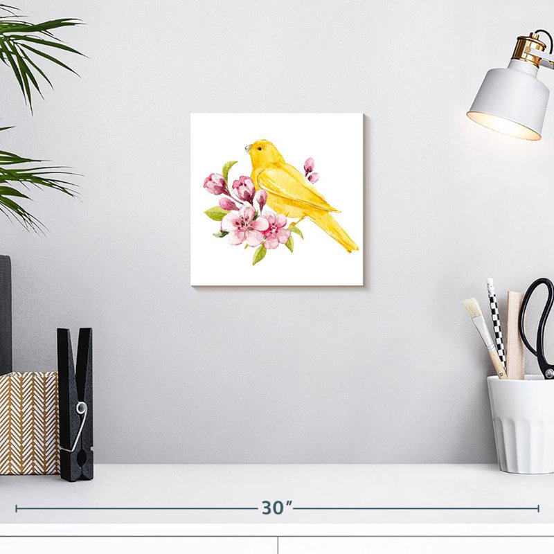 Crowle Sunny Bird, 10" H x 10" W