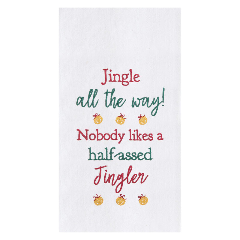 Serviette de cuisine demi-assed Jingler