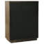 Grande commode Reon, 5 tiroirs, brun cendré décoratif noir