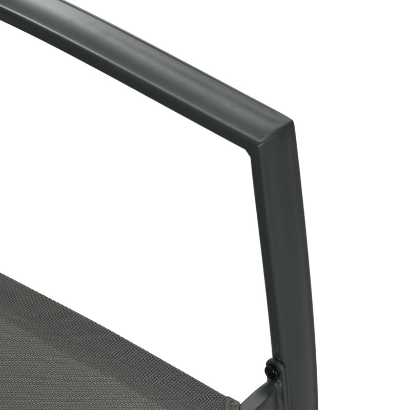 Steel Patio Dining Set Table,