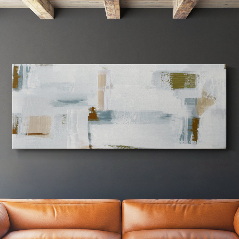 Touching Down II - Toile tendue avec châssis - Prêt à accrocher, 12" H x 30" W