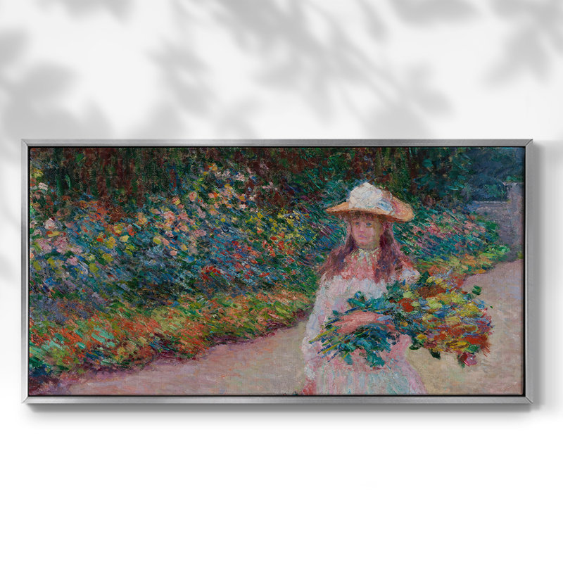 Série paysage - MCX III - Toile tendue avec châssis encadré - Prêt à être accroché, H 25 po x l 49 po, Argent argent