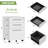 3 Drawer File Cabinet, Mobile File Cabinet with Lock on Wheels, Letter/Legal Size, Fully Assembled.-61886317