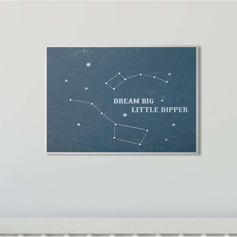 «Dream Big Little Dipper Stars», impression, H 10 po x l 15 po, Plaque murale