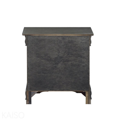 Dark Gray Nightstand