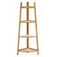 Abilene Solid Wood Walnut Plant Stand 5 Tier-349873934-534462014