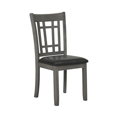 19.25'' H Faux Leather Upholstered Side Chair